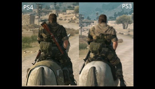 Metal Gear Solid V:The Phantom Pain PS3 vs PS4 DirectFeed Image Shows Power Of Fox Engine | N4G