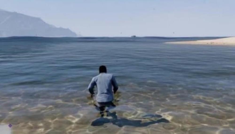 Grand Theft Auto V Playerは、海の下で不気味な謎を発見します