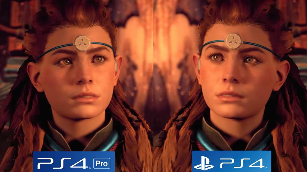 Horizon Zero DawnPS4 Pro vs PS4グラフィックスの比較