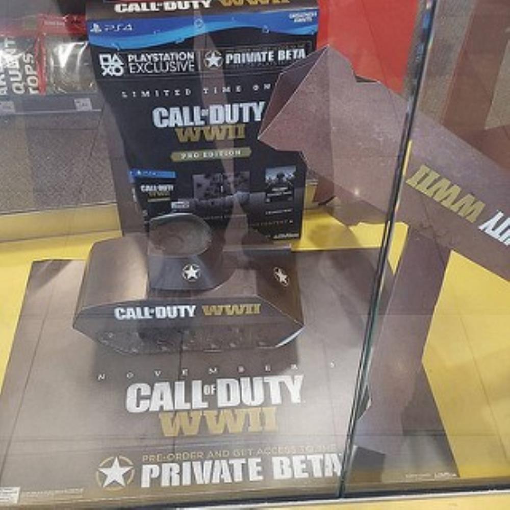 Call of Duty：WWII GameStopディスプレイ画像