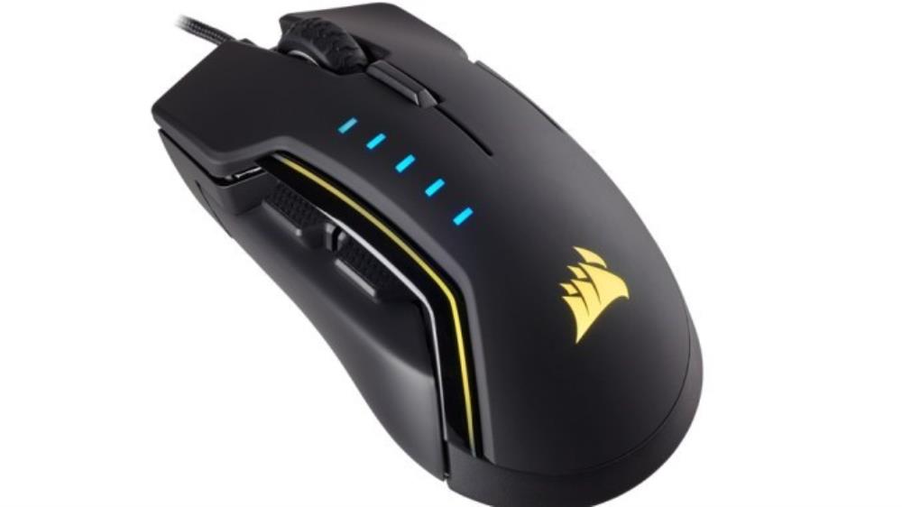 Corsairの新しいGlaiveRGBゲームマウスには、交換可能な親指グリップが付属しています