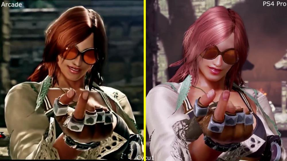 Tekken 7 Arcade vs PS4 Proグラフィックスの比較
