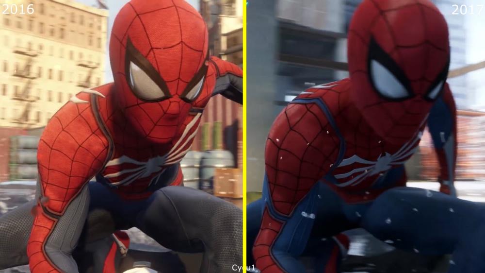 Was Spider-Man downgraded? 2016 vs 2017 Graphics Comparison