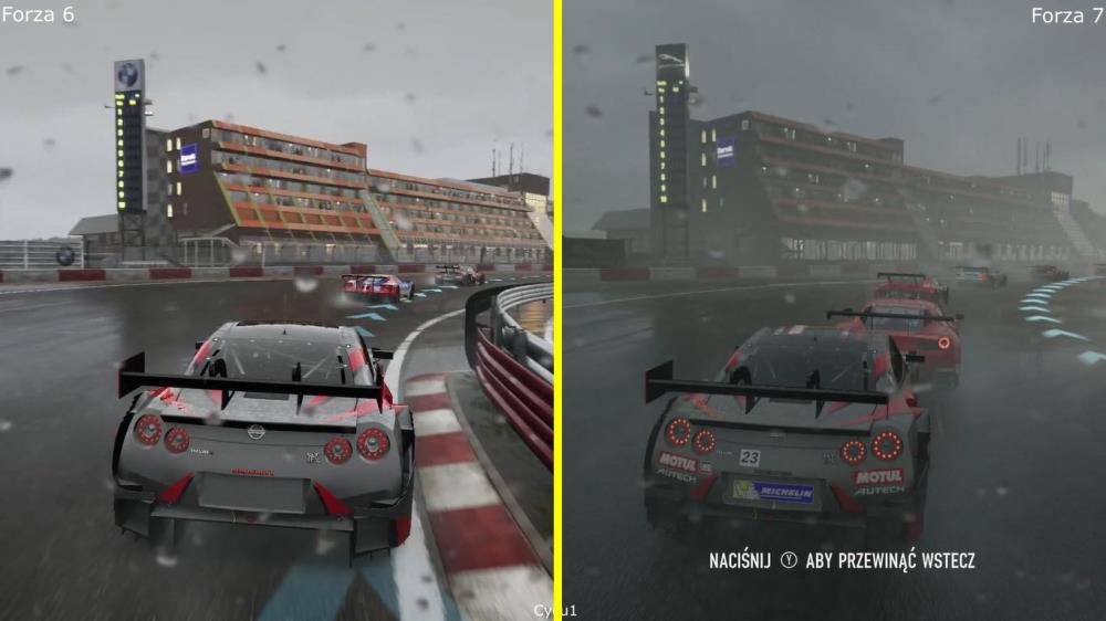 Forza Motorsport 6 vs Forza 7 Xbox One S Graphics Comparison N4G