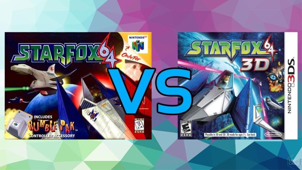 Star Fox 64 3d Comparison (Best on !) [HD] 