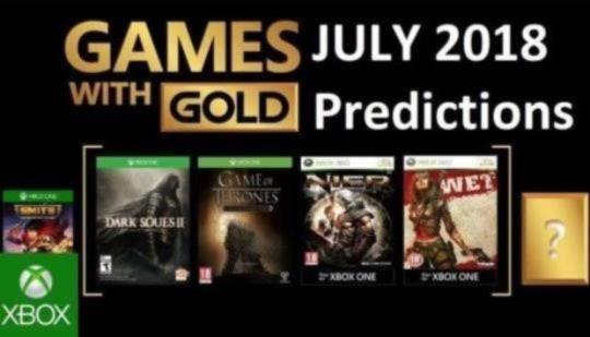 onenigheid Mand operatie Games With Gold July 2018 Predictions | N4G