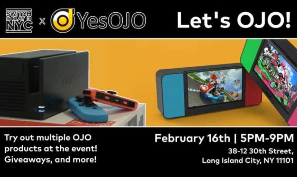 今週末、Switch＆Play NYCを使用してOjoをしましょう