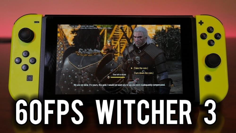 Playing The Witcher III on the Nintendo Switch is incredible