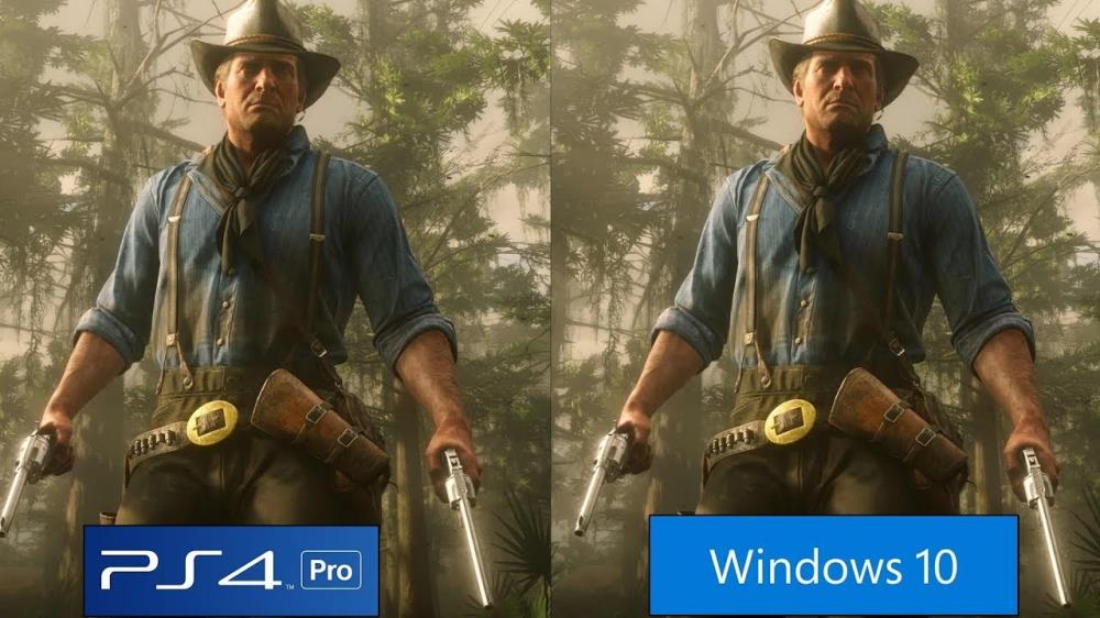 Red Dead Redemption 2 PC vs Console Comparison (RDR2 PC vs PS4