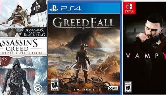 Amazon Greedfall (PS4), Vampyr (Switch) and more | N4G