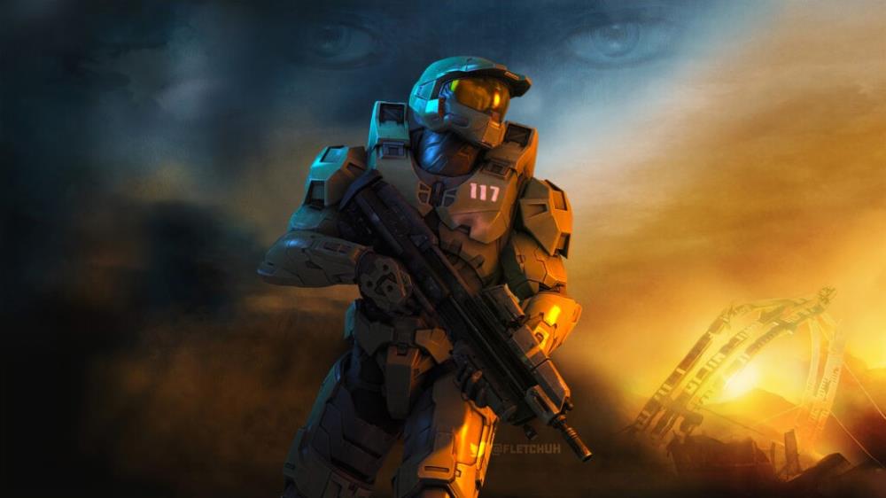 Halo Infinite Cover Art Recreated In Halo 3 Style Looks Absolutely ...