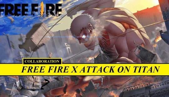 FREE FIRE x ATTACK ON TITAN ( Shingeki no Kyojin ) SKINS TITAN