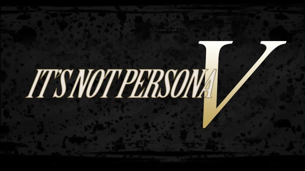 Shin Megami Tensei V: It's not Persona 5