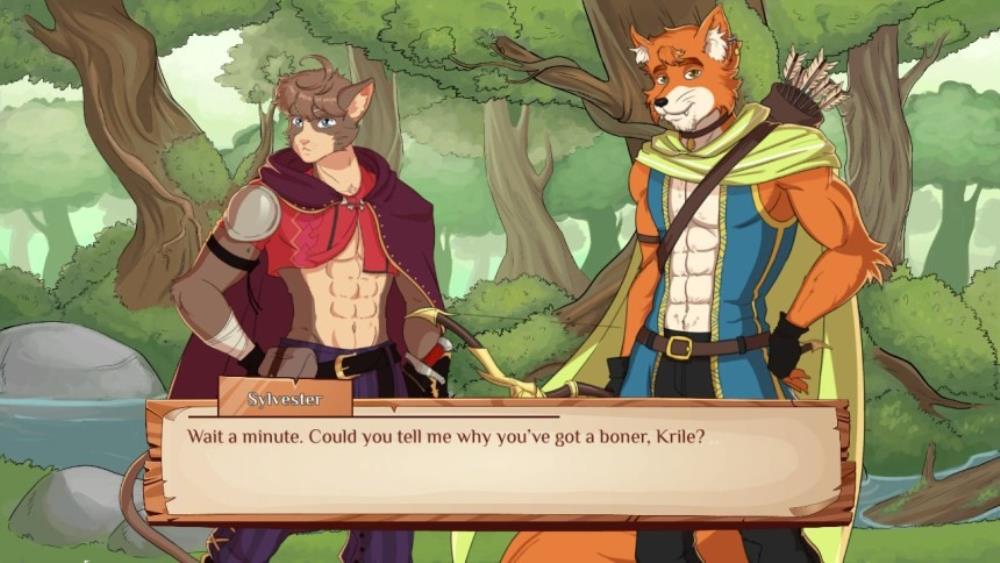 Review Burrow Of The Fallen Bear A Gay Furry Visual Novel Switch Waytoomanygames N4g