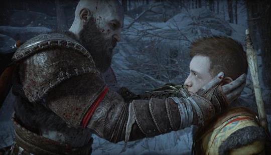 The camera work in this game is brilliant. Kratos and Freya are