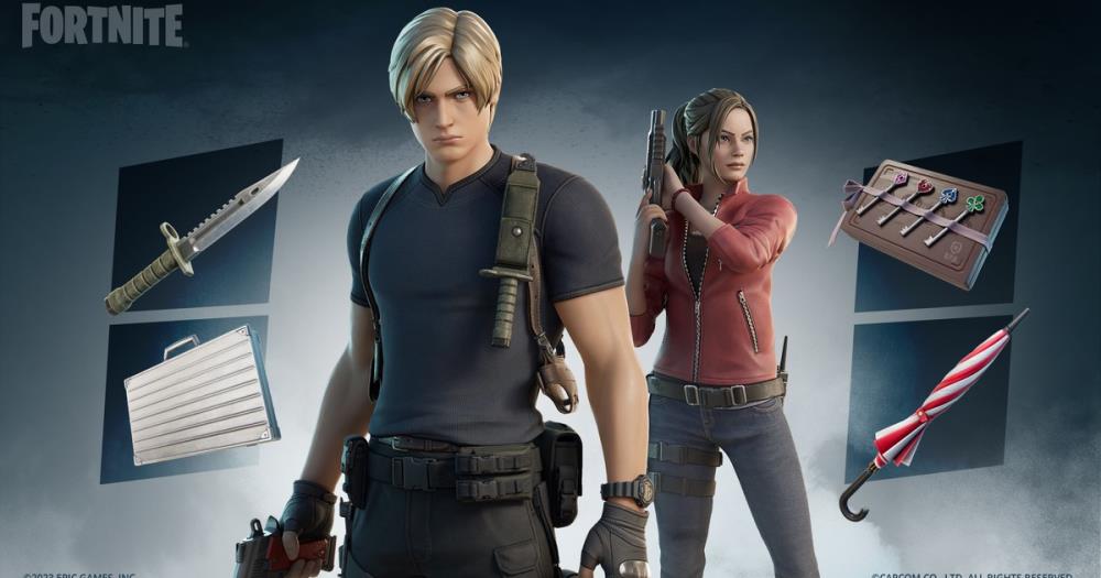 Claire and Leon Join Fortnite for Resident Evil Crossover