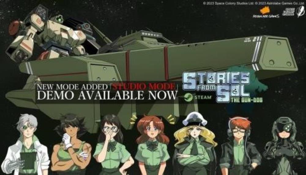 Sol：The Gun-DogからのレトロなSF Visual Novel Storiesは、新しいプレイ可能なデモを取得します