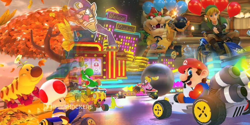 COMBO Nintendo Switch: Mario Kart 8 Deluxe + Super Mario Party + New Super  Mario Bros U Deluxe