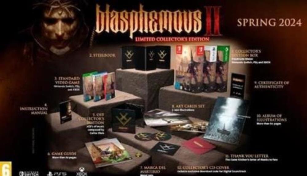Blasphemous II Limited Collector´s Edition. Nintendo Switch