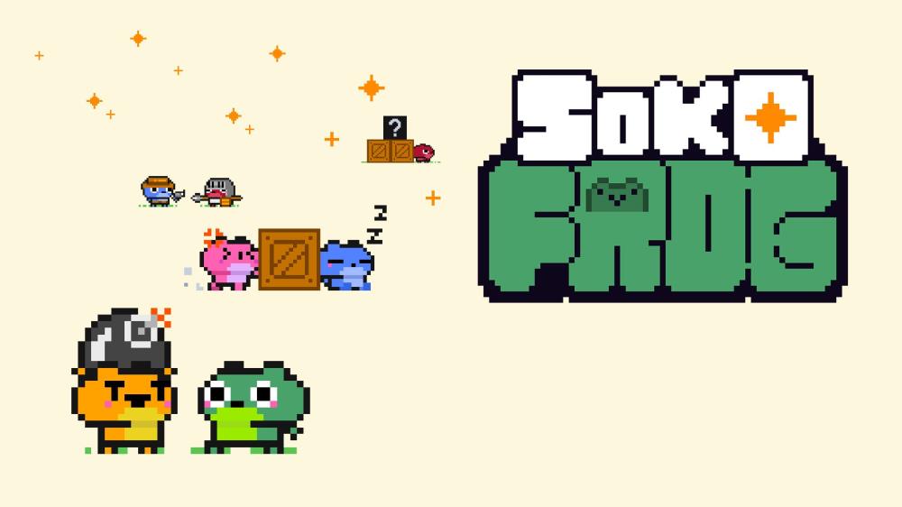 Ribbit - SokoFrog is a new puzzle pusher