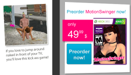 nicotine Opgetild pad Fake Kinect Game 'MotionSwinger' Touts Motion Control Sex | N4G